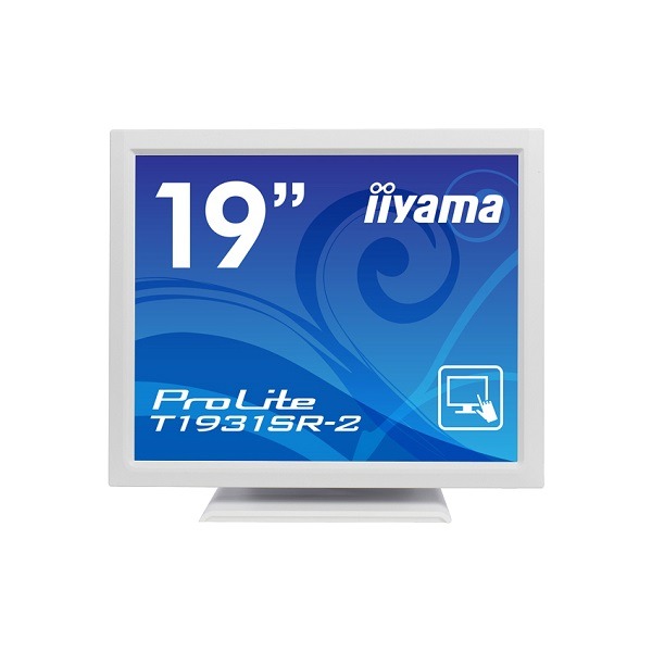 iiyama 19型液晶ディスプレイ ProLiteT1931SR-W2(抵抗膜方式タッチパネル、ホワイト) PLT1931SR-W2f00