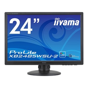 iiyama 24.1型ワイド液晶ディスプレイ ProLiteXB2485WSU-2（LED、IPS、WUXGA解像度） XB2485WSU-B2 - 拡大画像