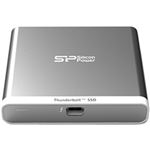 シリコンパワー ThunderboltポータブルSSD T11 120GB ケーブル付属 SP120GBTSDT11013