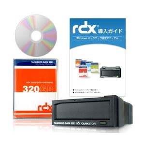 Tandberg Data RDXバリューパック（USB3.0ドライブ、320GBカートリッジ付） RDX320DS