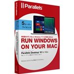 パラレルス Parallels Desktop 10 for Mac Retail Box 5 Units JP（5ユーザー版） PDFM10L-BX5-JP