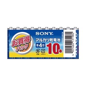 SONY（ソニー） アルカリブルー乾電池 単4形 10本パック LR03SG-10PCW