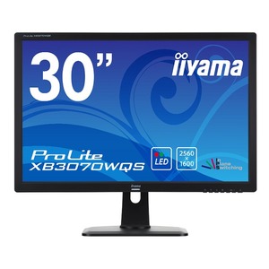 iiyama 30型ワイド液晶ディスプレイ ProLite XB3070WQS（LED、AH-IPS、WQHD） XB3070WQS-B1 - 拡大画像