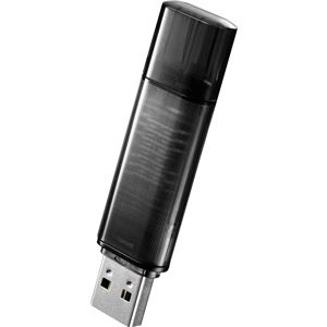 アイ・オー・データ機器 USB3.0対応 フラッシュメモリー 16GB ブラック EU3-ST／16GK - 拡大画像