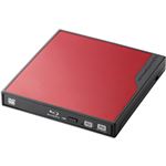 Logitec USB Blu-rayDrive／4K・3D再生／BDXLライティング付／USB3.0／レッド LBD-PMJ6U3VRD