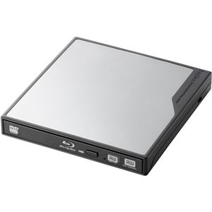 Logitec USB Blu-rayDrive／4K・3D再生／BDXLライティング付／USB3.0／シルバー LBD-PMJ6U3VSV