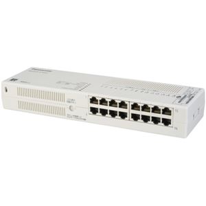パナソニックESネットワークス タップ型 16ポートL2スイッチングハブ(Giga対応) Switch-S16iG PN24160GK 商品画像