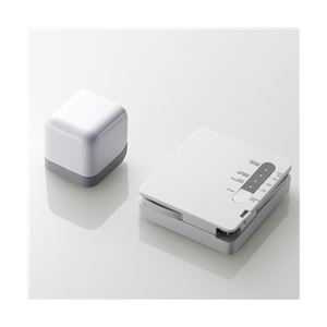 エレコム iPhone・iPod用モバイルチャージャー／ACアダプタ付属／ホワイト DE-RKJ1ACWH