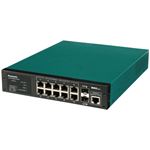 パナソニックESネットワークス PoE Plus対応／10ポートL2スイッチングハブSwitch-M8eGLPWR+ PN28088