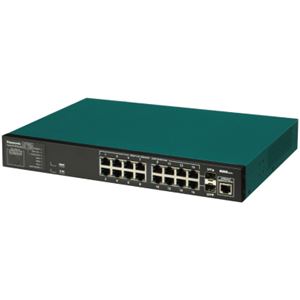 パナソニックESネットワークス 16ポートL2スイッチングハブ（Giga対応） Switch-M16eG PN28160K - 拡大画像