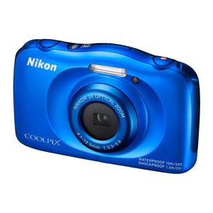 ニコン デジタルカメラ COOLPIX S33 ブルー COOLPIXS33BL