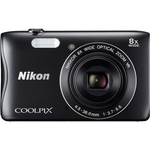 ニコン デジタルカメラ COOLPIX S3700 ブラック COOLPIXS3700BK