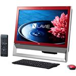 NEC LAVIE Desk All-in-one - DA370／BAR クランベリーレッド PC-DA370BAR