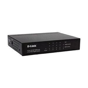 D-Link 10／100／1000BASE 4ポート IEEE802.3af／at準拠 PoEスイッチ DGS-1005P／ET