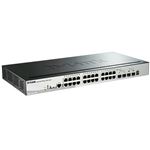 D-Link 24P 10／100／1000BASE+SFP Webスマート ProPoEスイッチ（リミテッドライフタイム保証） DGS-1510-28P