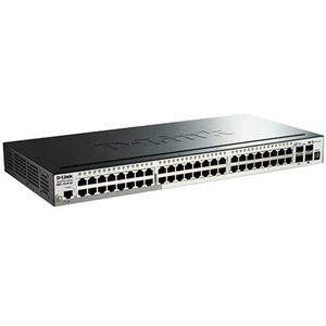 D-Link 48P 10／100／1000BASE+4P SFP WebスマートProスイッチ（リミテッドライフタイム保証） DGS-1510-52