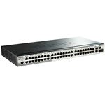 D-Link 48P 10／100／1000BASE+4P SFP WebスマートProスイッチ（リミテッドライフタイム保証） DGS-1510-52