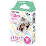 富士フイルム チェキ用カラーフィルム instax mini 絵柄（ストライプ） 10枚入 INSTAX MINI STRIPE WW 1