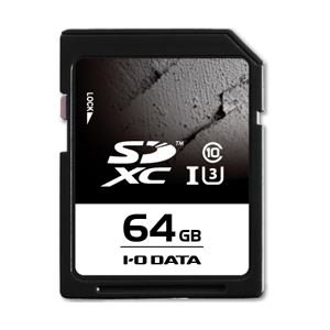 アイ・オー・データ機器 UHS スピードクラス3対応 SDXCメモリーカード 64GB SDU3-64G