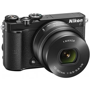 ニコン レンズ交換式アドバンストカメラ Nikon 1 J5 標準パワーズームレンズキット ブラック N1J5HPLKBK