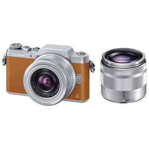 パナソニック（家電） デジタル一眼カメラ LUMIX GF7 ダブルズームレンズキット （ブラウン） DMC-GF7W-T