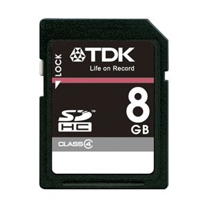 TDK SDHCメモリーカード Class4準拠モデル 8GB T-SDHC8GB4