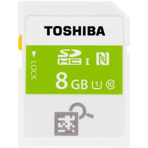 東芝（家電） NFC搭載 SDHC UHS-I カード Class10 8GB SD-NFC08GA