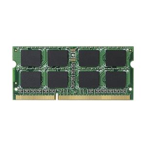 エレコム RoHS対応 DDR3-1600（PC3-12800） 204pinS.O.DIMMメモリモジュール／8GB EV1600-N8G／RO - 拡大画像