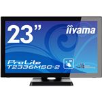 iiyama 23型ワイド液晶ディスプレイ ProLite T2336MSC-2（AH-IPS、投影型静電容量方式タッチパネル） マーベルブラック T2336MSC-B2