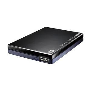 アイ・オー・データ機器 Wii U対応ポータブルハードディスク（Y字USBケーブル付き） 500GB ブラック HDPC-UT500YKB - 拡大画像