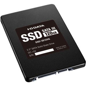 アイ・オー・データ機器 Serial ATAIII対応 内蔵2.5インチSSD 120GB SSD-3S120G