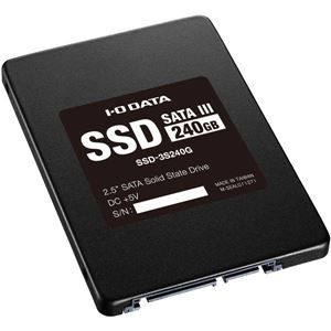 アイ・オー・データ機器 Serial ATAIII対応 内蔵2.5インチSSD 240GB SSD-3S240G - 拡大画像