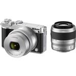 ニコン レンズ交換式アドバンストカメラ Nikon 1 J5 ダブルズームレンズキット シルバー N1J5WZSL