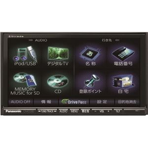 パナソニック（家電） 7V型ワイドVGA 2DIN AV／地デジ／DVD／CD内蔵SDカーナビステーション180mm CN-R330D