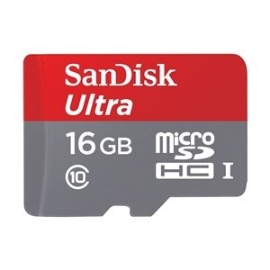 サンディスク ウルトラ microSDHC UHS-I カード 16GB SDSDQUL-016G-J35A