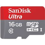 サンディスク ウルトラ microSDHC UHS-I カード 16GB SDSDQUL-016G-J35A