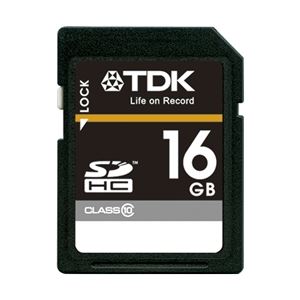 TDK SDHCメモリーカード Class10準拠ハイスピードモデル 16GB T-SDHC16GB10