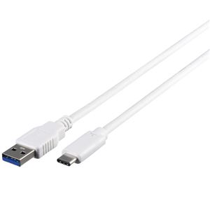 バッファロー（サプライ） USB3.1 Gen1ケーブル（A to C） 0.5m ホワイト BSUAC31105WH - 拡大画像