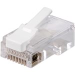 バッファロー（サプライ） ツメの折れない RJ45 LANコネクター カテゴリー5e対応 100個入り ETPCRJ45ET100