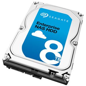 Seagate Enterprise NAS HDDシリーズ 3.5インチ内蔵HDD 8TB SATA6.0Gb/s 7200rpm 256MB ST8000NE0001