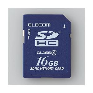 エレコム SDHCカード/Class4/16GB/法人専用/簡易パッケージ MF-FSD016GC4/H