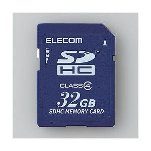 エレコム SDHCカード/Class4/32GB/法人専用/簡易パッケージ MF-FSD032GC4/H - 拡大画像