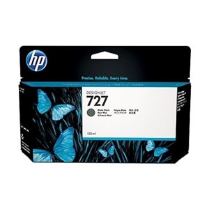 HP（Inc.） 727インクカートリッジ マットブラック 130ml B3P22A - 拡大画像