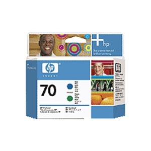 HP（Inc.） HP70 プリントヘッド ブルー/グリーン C9408A - 拡大画像