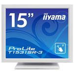 iiyama 15型液晶ディスプレイ ProLite T1531SR-3 （抵抗膜方式タッチパネル）ピュアホワイト T1531SR-W3