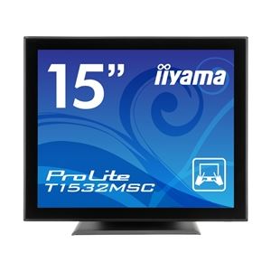 iiyama 15型液晶ディスプレイ ProLite T1532MSC （投影型静電容量方式タッチパネル）マーベルブラック T1532MSC-B1