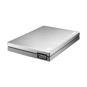 アイ・オー・データ機器 Wii U対応ポータブルハードディスク（Y字USBケーブル付き） 500GB シルバー HDPC-UT500YSB - 拡大画像