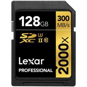 レキサー Professional 2000x SDXC UHS-IIカード 128GB LSD128CRBJPR2000R - 拡大画像