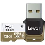 レキサー Professional 1000x microSDXC UHS-IIカード USB3.0リーダー付128GB LSDMI128CBJPR1000R