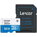 レキサー High-Performance 300x microSDHC UHS-IカードClass10（45MB） 300倍速 SDアダプター付 32GB LSDMI32GBJPR300A